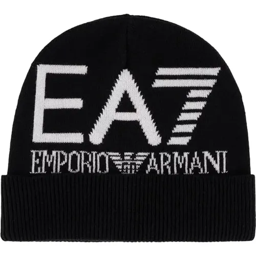 Accessories > Hats > Beanies - - Emporio Armani EA7 - Modalova