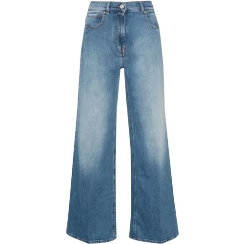 Jeans > Wide Jeans - - PESERICO - Modalova
