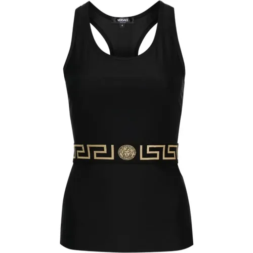 Tops > Sleeveless Tops - - Versace - Modalova