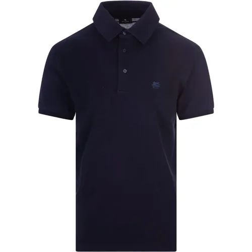 Etro - Tops > Polo Shirts - Blue - ETRO - Modalova