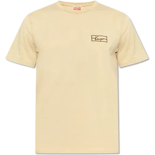 Kenzo - Tops > T-Shirts - Beige - Kenzo - Modalova