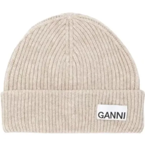 Accessories > Hats > Beanies - - Ganni - Modalova