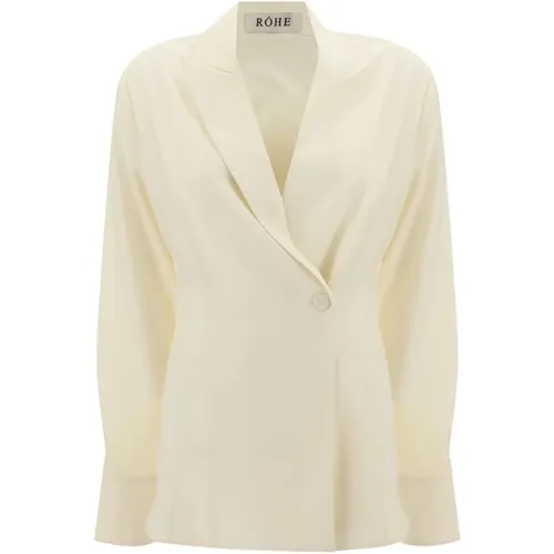 Róhe - Jackets > Blazers - White - Róhe - Modalova