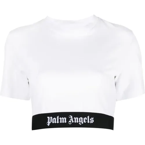 Tops > T-Shirts - - Palm Angels - Modalova