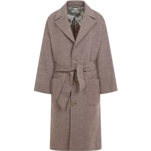 Coats > Belted Coats - - ETRO - Modalova