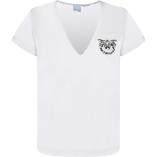 Pinko - Tops > T-Shirts - White - pinko - Modalova