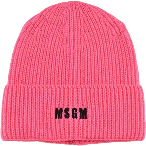 Accessories > Hats > Beanies - - Msgm - Modalova