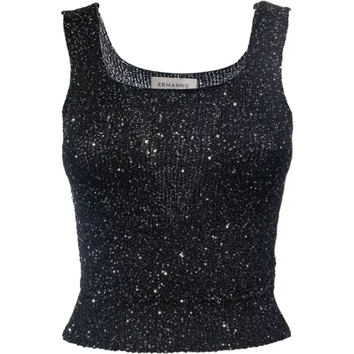 Tops > Sleeveless Tops - - Ermanno Scervino - Modalova