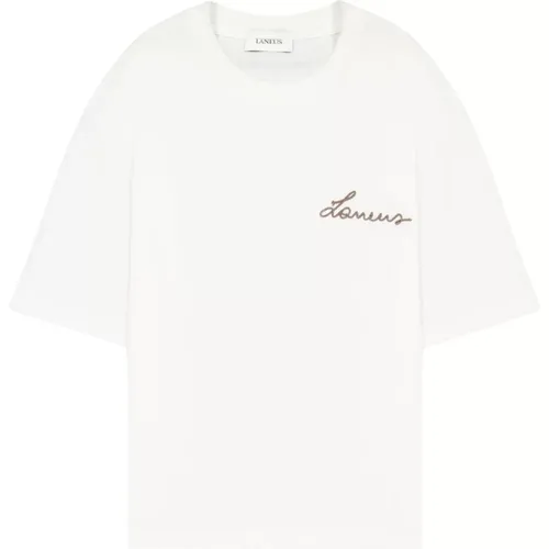 Laneus - Tops > T-Shirts - White - Laneus - Modalova