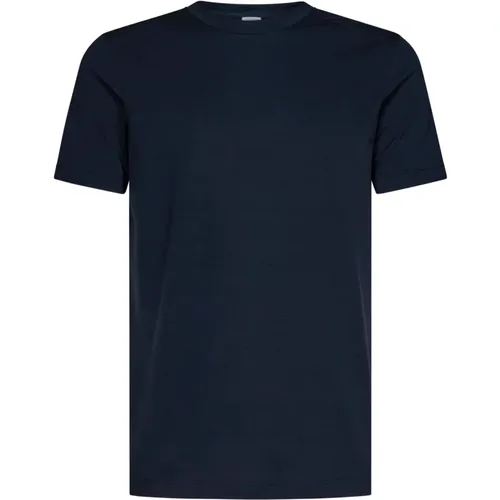 Malo - Tops > T-Shirts - Blue - Malo - Modalova