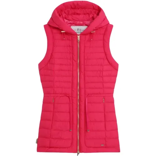 Woolrich - Jackets > Vests - Pink - Woolrich - Modalova