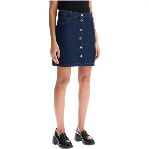 Skirts > Denim Skirts - - Maison Kitsuné - Modalova