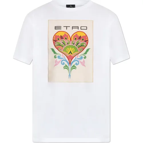 Etro - Tops > T-Shirts - White - ETRO - Modalova