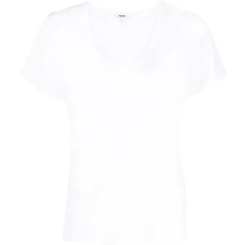 Agolde - Tops > T-Shirts - White - Agolde - Modalova
