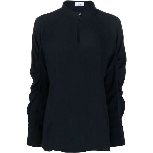 Blouses & Shirts > Blouses - - Salvatore Ferragamo - Modalova