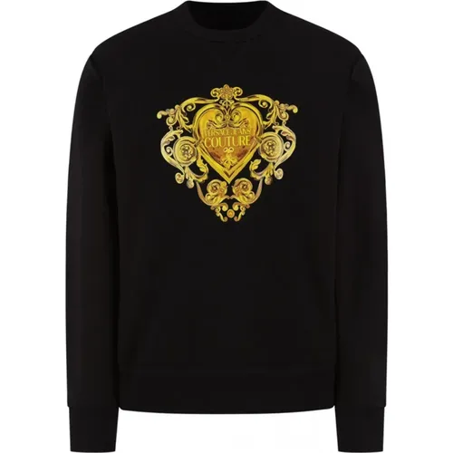 Baroque Logo Sweatshirt - Versace Jeans Couture - Modalova