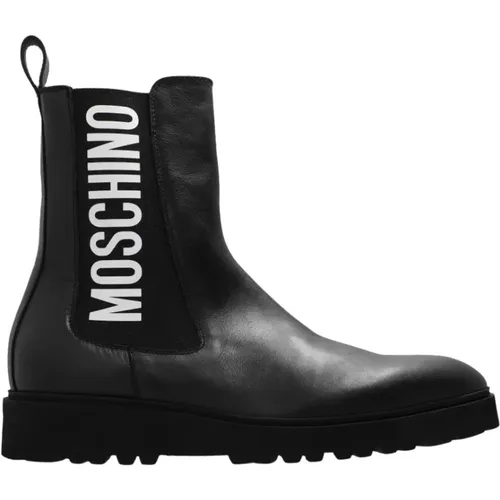 Shoes > Boots > Chelsea Boots - - Moschino - Modalova