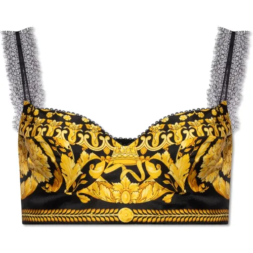 Tops > Sleeveless Tops - - Versace - Modalova