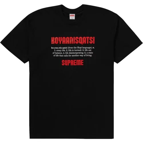 Supreme - Tops > T-Shirts - Black - Supreme - Modalova