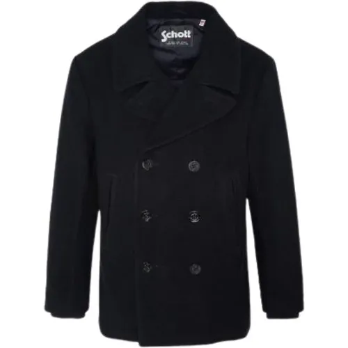 Coats > Double-Breasted Coats - - Schott NYC - Modalova