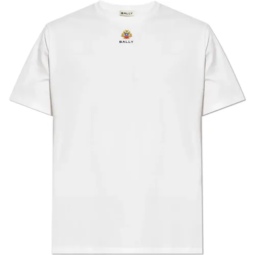 Bally - Tops > T-Shirts - White - Bally - Modalova