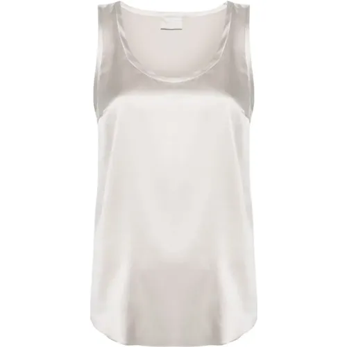 Tops > Sleeveless Tops - - BRUNELLO CUCINELLI - Modalova