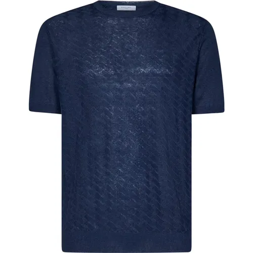 Boglioli - Tops > T-Shirts - Blue - Boglioli - Modalova