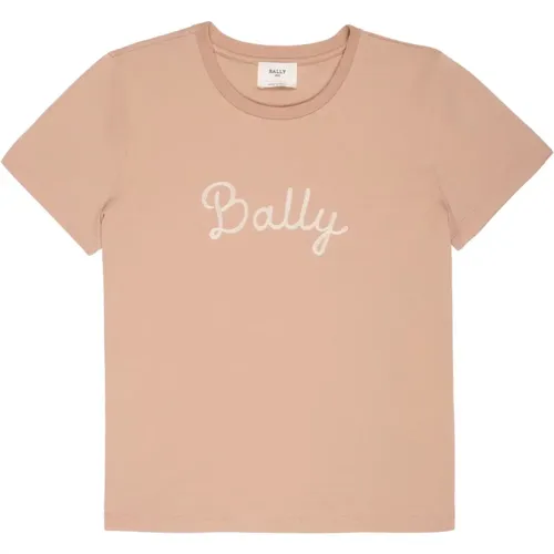 Bally - Tops > T-Shirts - Beige - Bally - Modalova