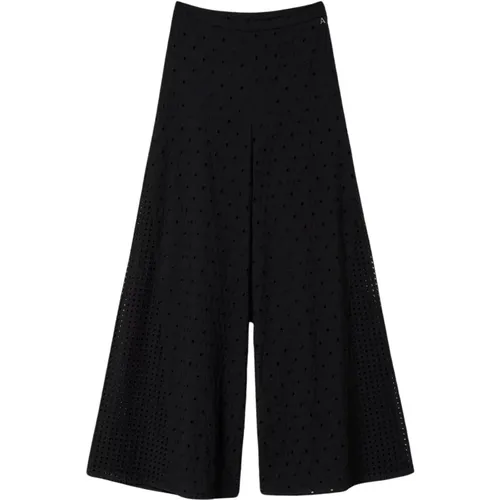 Trousers > Wide Trousers - - Twinset - Modalova