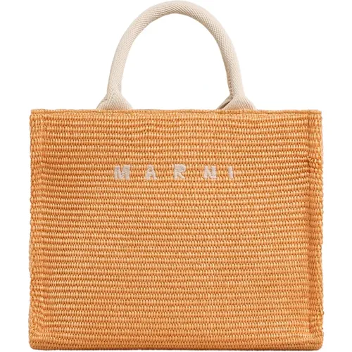 Marni - Bags > Tote Bags - Orange - Marni - Modalova