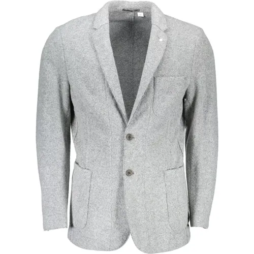 Gant - Jackets > Blazers - Gray - Gant - Modalova