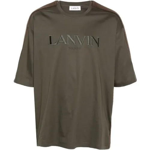 Lanvin - Tops > T-Shirts - Brown - Lanvin - Modalova