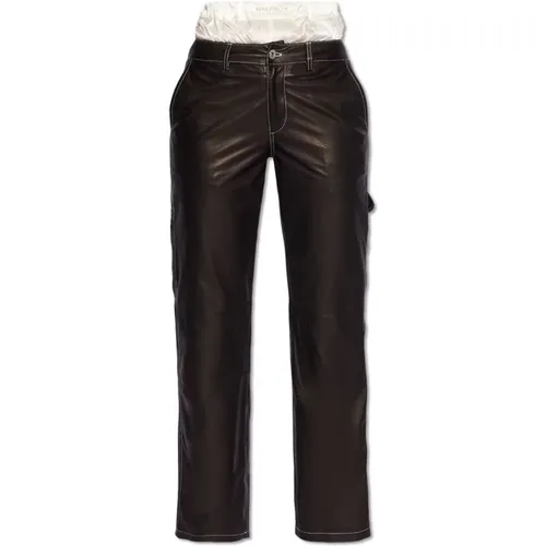 Trousers > Leather Trousers - - Halfboy - Modalova