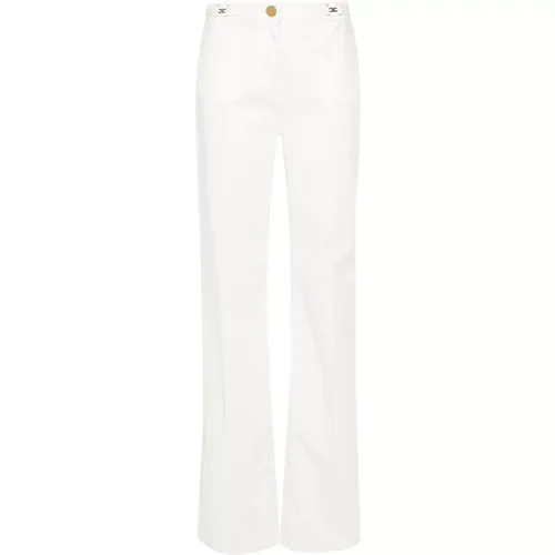 Jeans > Straight Jeans - - Elisabetta Franchi - Modalova