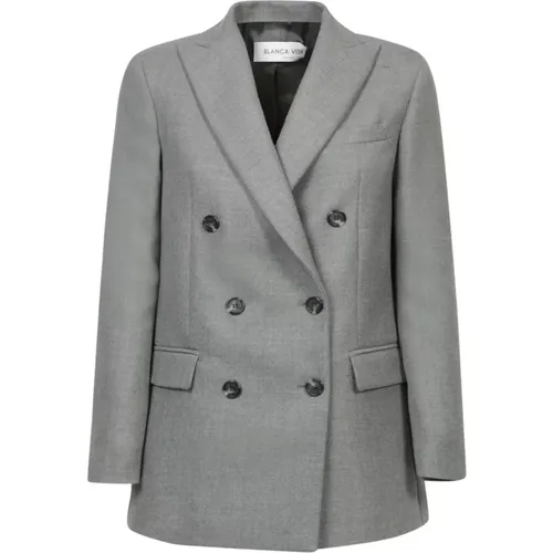 Jackets > Blazers - - Blanca Vita - Modalova