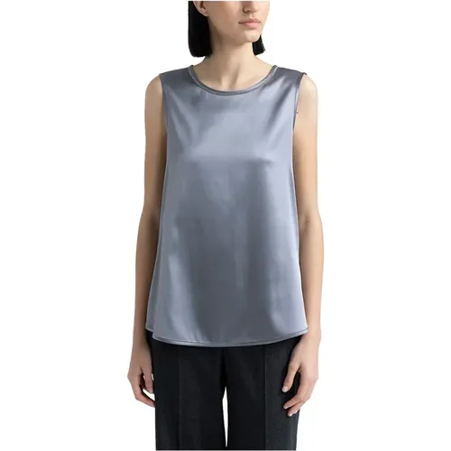 Tops > Sleeveless Tops - - PESERICO - Modalova