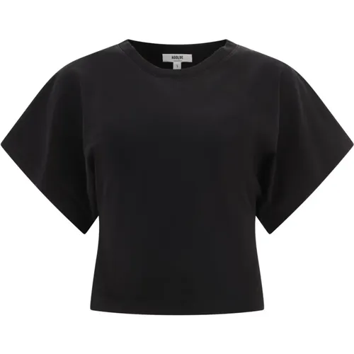 Agolde - Tops > T-Shirts - Black - Agolde - Modalova