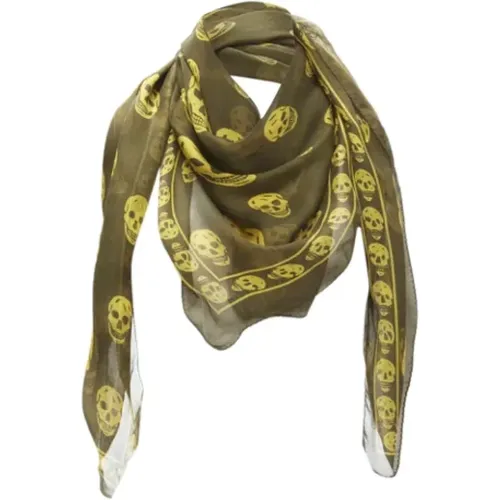 Pre-owned > Pre-owned Accessories > Pre-owned Scarves - - Alexander McQueen Pre-owned - Modalova