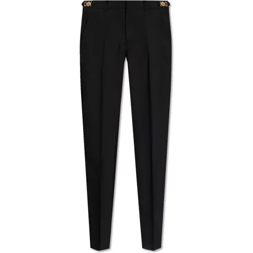 Trousers > Straight Trousers - - Versace - Modalova