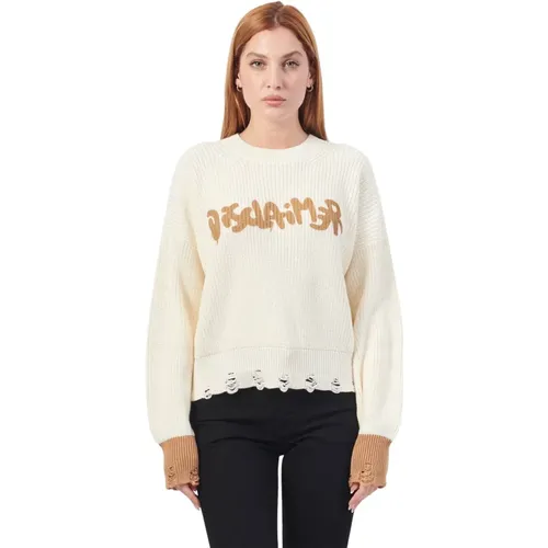 Knitwear > Round-neck Knitwear - - Disclaimer - Modalova