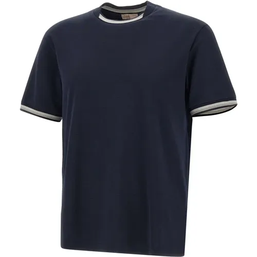 Herno - Tops > T-Shirts - Blue - Herno - Modalova