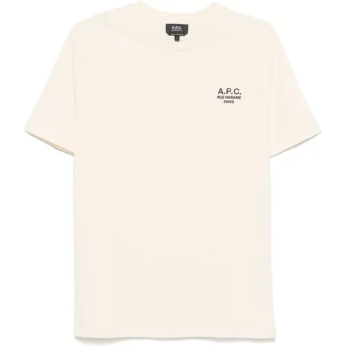 A.p.c. - Tops > T-Shirts - Beige - A.p.c. - Modalova