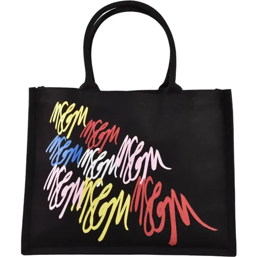 Msgm - Bags > Tote Bags - Black - Msgm - Modalova