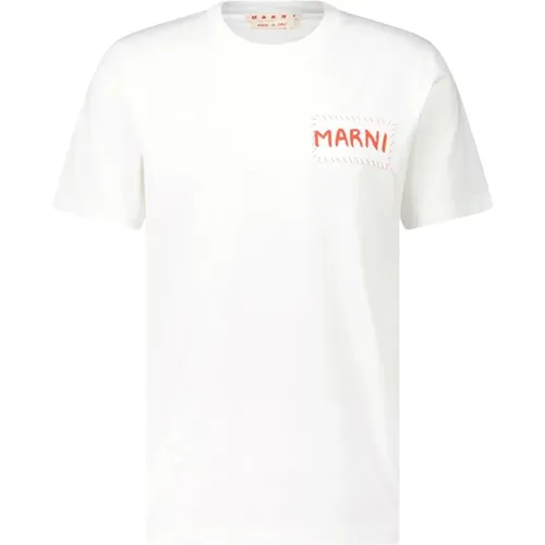 Marni - Tops > T-Shirts - White - Marni - Modalova