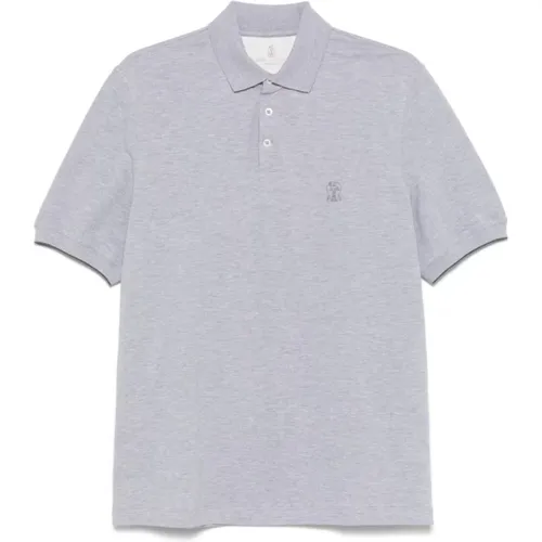 Tops > Polo Shirts - - BRUNELLO CUCINELLI - Modalova