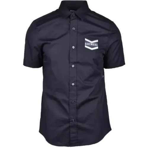 Shirts > Short Sleeve Shirts - - Bikkembergs - Modalova