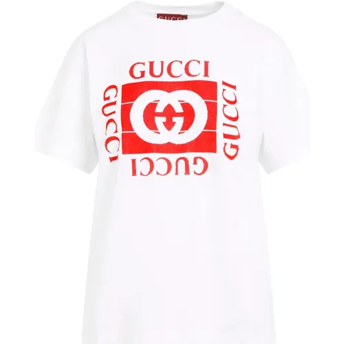 Gucci - Tops > T-Shirts - White - Gucci - Modalova