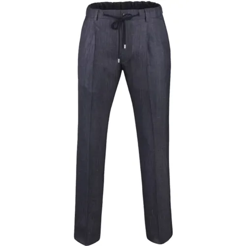 Moorer - Trousers > Chinos - Blue - Moorer - Modalova