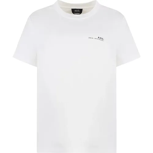 A.p.c. - Tops > T-Shirts - White - A.p.c. - Modalova