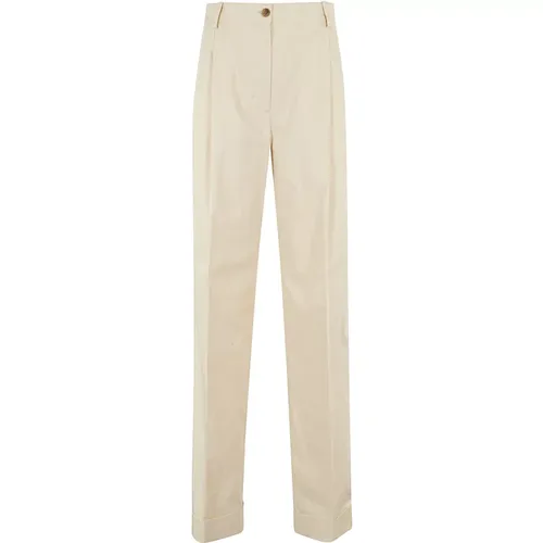 Trousers > Straight Trousers - - Maison Kitsuné - Modalova